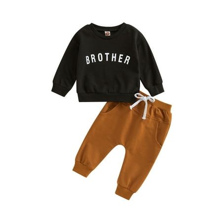 

Kids Baby Boy Long Sleeve Christmas Clothes Set T-shirt+Plaid Pants 2PCS Outfits