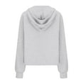 thumbnail image 6 of Kaprioy Womens Sweatshirts Half Zip Cropped Pullover Fleece Quarter Zipper Hoodies 2025 Fall Fashion Clothes GY1, XL, 6 of 6