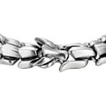 thumbnail image 2 of facefd Gothic Punk Bracelet Titanium Steel Dragon Scale Bangle Silver 9.05 inches, 2 of 9
