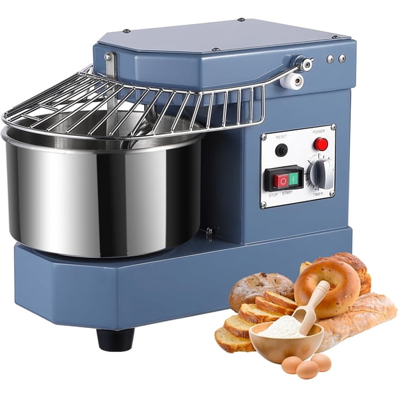 Ourlova Commercial Dough Mixer 105Qt Capacity 650W Dual Rotating Kneading Machine With Food Grade Stainless Steel Bowl Safety Shield Timer And Nonslip Feet For Restaurants Bakeries And Pizzerias