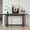 Espresso, variant on Resenkos 59" Narrow Console Table, MDF Entryway Sofa Table for Hallway, Living Room, Strong Metal Stand, Space-Saving Design, Black