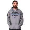 thumbnail image 5 of US Air Force Hero Airman Sister Hoodie Sweatshirt Women Men Brisco Brands X, 5 of 6