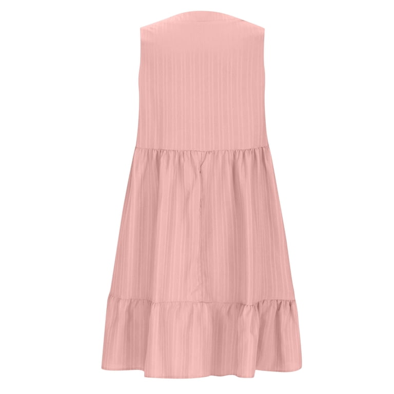 light pink tank dress Ballerina Tank Dress in Pink Floral 30W main image 0
