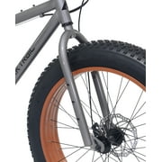 Ozark Trail 26 M.3 Ranger Fat Tire Bike, 26 Wheels, Fits Teen & Adult Riders 55-510, Unisex, Gray