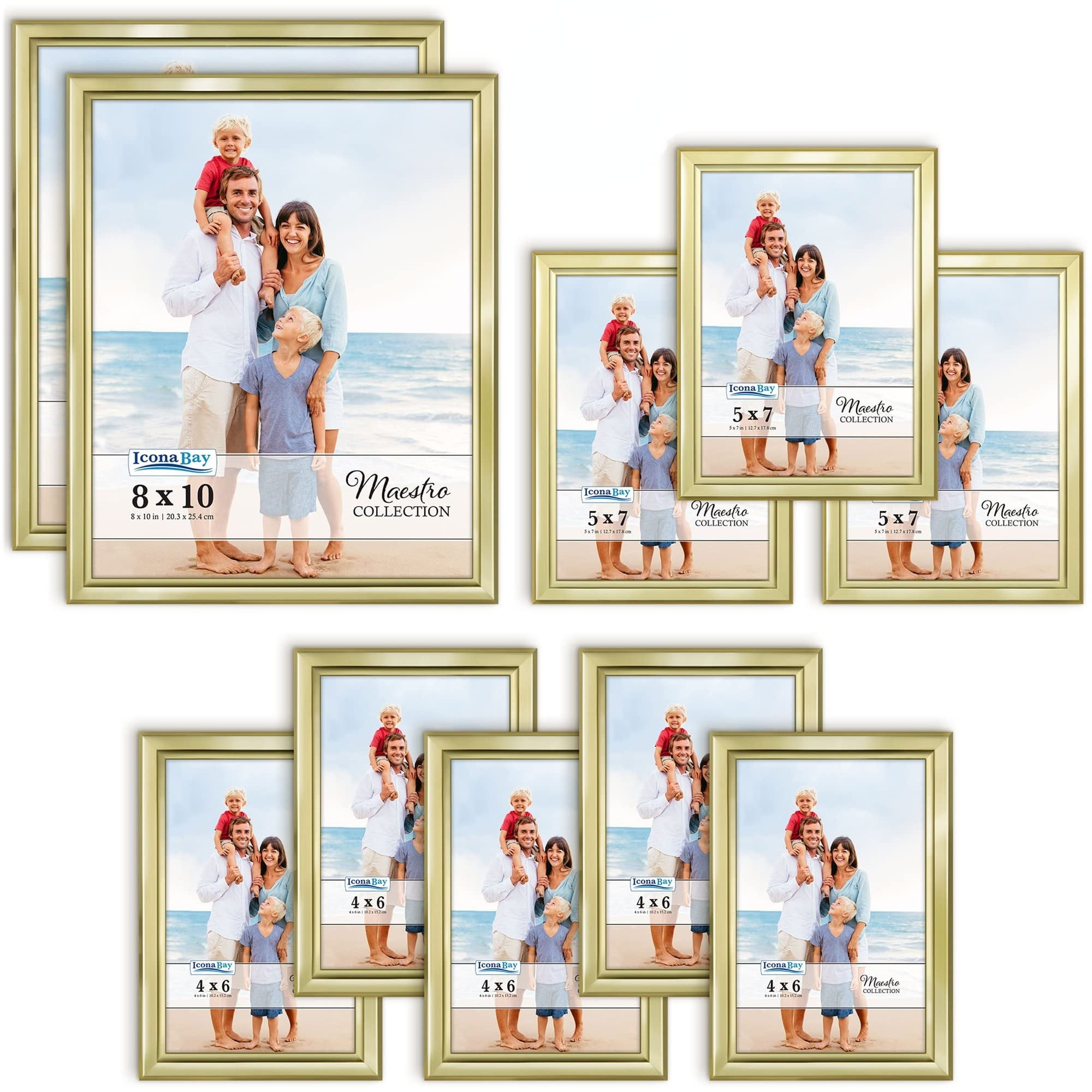 Icona Bay Exclusives Picture Frames Wood Composite Modern Contemporary Style 