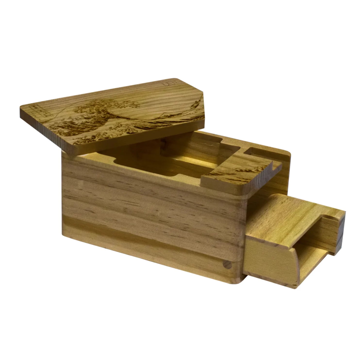 置物 g's hako Ultra PRO: Deck Box - Hako Wooden (The Great Wave off