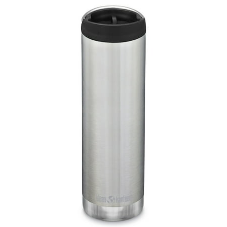 Klean Kanteen 20oz TKWide Insulated Stainless Steel Water Bottle with Cafe Cap - Silver
