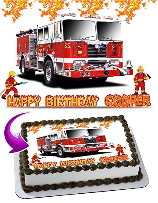 fire-truck-edible-image-cake-topper-personalized-icing-sugar-paper-a4