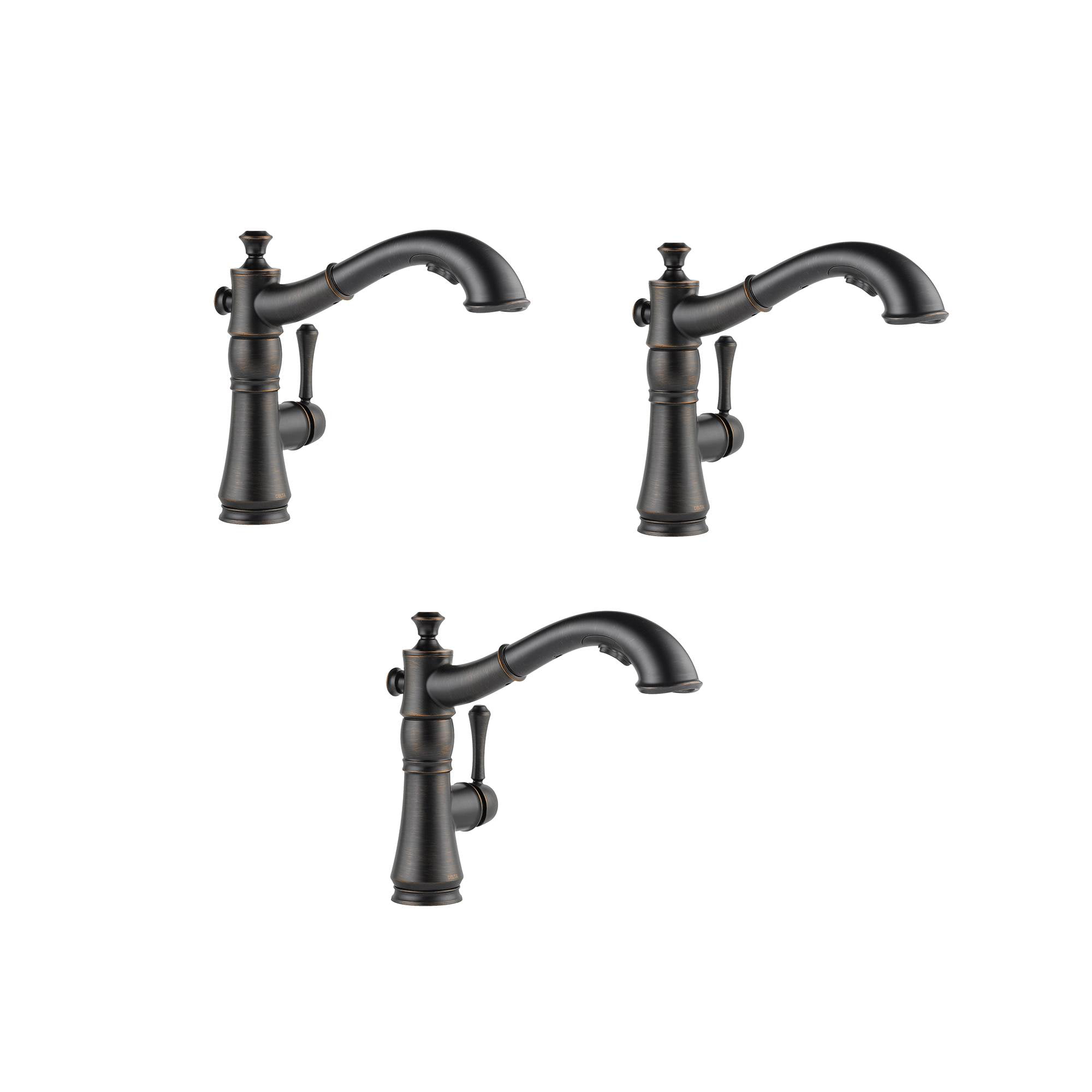 Delta Faucets Cassidy Single Handle Pull Out Kitchen Faucet