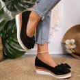 thumbnail image 7 of oqasdz Women Casual Shoes Elegant Bow Design Solid Color Slip On Dressy Shoes Comfortable Breathable Work Business Wedding Shoes Outdoor Summer, 7 of 7