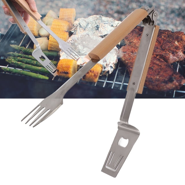 Pinzas Para Alimentos, Pinzas Para Parrilla Fáciles De Limpiar De Acero Inoxidable Duraderas Para Viajes Para Picnic
