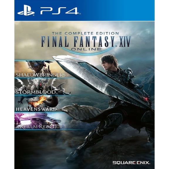 Restored Final Fantasy XIV Online Complete Edition (Sony PlayStation 4, 2019) Game (Refurbished)