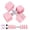 Pink-10LB Each [20 LBS Pair], variant on 15lb 20lb 30lb 40lb 50lb Adjustable Dumbbell Set Free Weights Dumbbells For Women Men Hand Sets Adjust Weight Home Gym Exercise Workout Strength Equipments