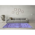 thumbnail image 3 of Ahgly Company Indoor Rectangle Abstract Blue Modern Area Rugs, 5' x 7', 3 of 4