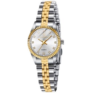 Geneva Stainless Steel water resist woman  golden leather wristband wristwatch 7128RSNB9jL._AC_UY1000_.jpg main image 4
