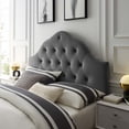 thumbnail image 2 of Sovereign King Diamond Tufted Performance Velvet Headboard-MOD-6125, 2 of 4