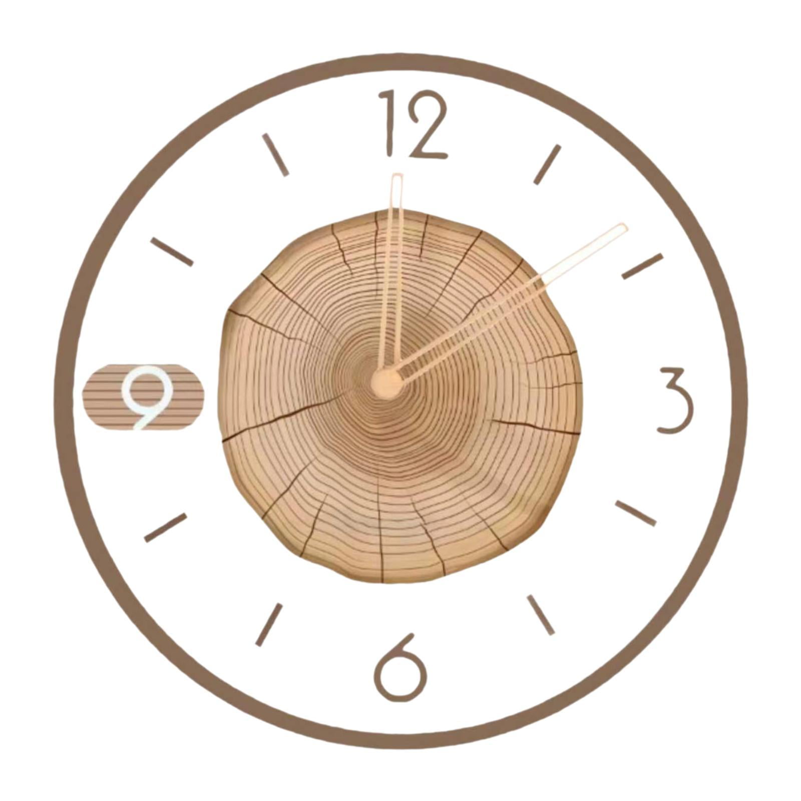 Esquirla Elegant Unique Minimalist Wall Clock with A Simple Aesthetic - Silent And Without Ticking - Ideal for Dining Rooms Children s Rooms Or . 30cm