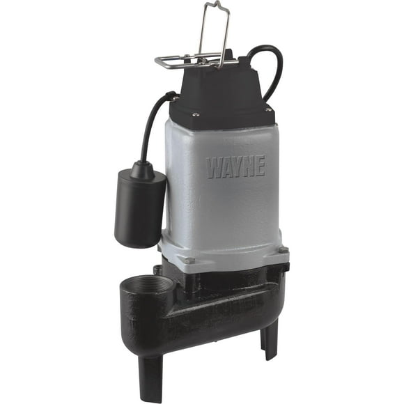 Bomba de agua Wayne WCS50T de hierro fundido para aguas residuales 1/2 hp 6600 GPH