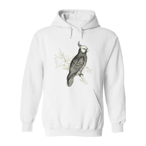 Cockatoo Beautiful Drawing Hoodie Women -Image by Shutterstock, Female 3X-Large
