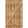 thumbnail image 5 of 32 1/4"W X 53"H Timbercraft Six 5 3/8" Boards Joined Board-N-Batten Shutters W/Z-Bar, Rough Sawn Western Red Cedar (Per Pair), 5 of 13