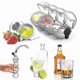 thumbnail image 2 of Molde para hacer bolas de hielo de 4 cavidades, bandeja para cubitos de hockey sobre hielo para whisky y vodka, 2 unidades, 2 of 4