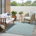 thumbnail image 5 of Nourison Washable Solutions Indoor/Outdoor Aqua 7' x 10' Area Rug (7x10), 5 of 10
