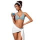 thumbnail image 3 of Top de Bikini CRZ YOGA con Nudo Frontal, Escote en V y Tirantes Cruzados XL, 3 of 5