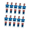 thumbnail image 4 of LOVIVER 10 Pieces Foosball Men Set Soccer Table Mini Doll Table Football Men Blue White, 4 of 8
