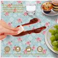 thumbnail image 6 of Pioneer Flower Floral Print Pattern Round Tablecloth 60 X 60 Inch, Wrinkle Resistant Wipeable Table Cloth for Kitchen Dining Picnic Patio Party, 6 of 6