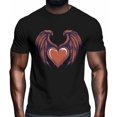 thumbnail image 2 of Camisetas para hombre, camisetas casuales de manga corta con texto "Amor de San Valentín" y "Camisetas con gráficos", 2 of 8