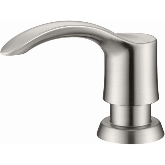 Kitchen Sink Soap Dispenser with Large Bottle, Built in Sink Soap Dispenser Refill from Top, Oil-Rubbed Bronze