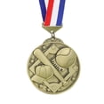 thumbnail image 1 of Medallas de Premio para Juegos de Béisbol Uxcell con Cintas, Medallas de Ganador para Competencias Deportivas Oro, 1 of 7