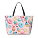 thumbnail image 2 of Fotbe Cupcakes and Donuts Bolsa de Viaje para Playa - Resistente al Agua, Bolsa Tote de Gran Capacidad y Ligera con 7 Bolsillos para Mujeres y Hombres, 2 of 7