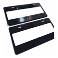 thumbnail image 2 of Juego De Porta Placas Tipo Europeo Negro Liso Universal 2 Piezas, 2 of 5