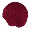 thumbnail image 1 of Unisex Hat Black Unisex Winter Winter Solid Color Earflap Knitted Hat Outdoor Riding Supplies, 1 of 5