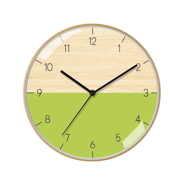 El reloj de pared es silencioso y no marca, y el alto de 12 pulgadas fácil de leer Vhermosa Crema Corporal y de Manos