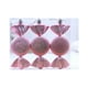 thumbnail image 2 of Set de Regalo de Bolas Navideñas | Bolas Colgantes para Árbol de Navidad Pintadas de Rosa | Set de Decoración de Plástico - Paquete de 3, 2 of 6