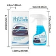thumbnail image 3 of Glass Emulsion Clean,Car Glass Oil Film Cleaner,Glass Cleaner Liquid Spray for Automotive, Kitchen and Home, Multi-Purpose Streak-Free Glass Cleaner, 120ml, 3 of 9