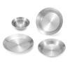 thumbnail image 1 of 4 unids/set plato de cena de acero inoxidable al aire libre barbacoa plato de Picnic cuenco Likrtyny Deportes al aire libre Salida diaria Juego de fiesta, 1 of 9