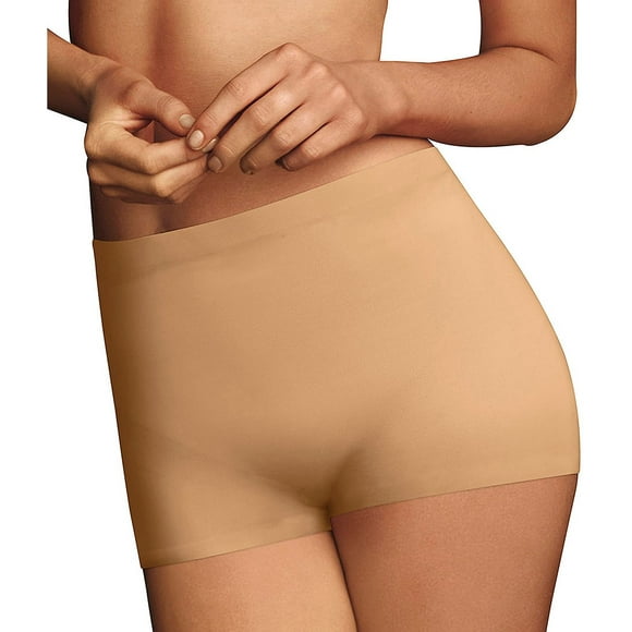 FLEXEES Womens Cover Your Bases Smoothing Boyshort