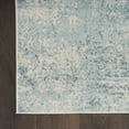 thumbnail image 4 of Nourison Astra Machine Washable Abstract Blue Ivory 2'2" x 10' Area Rug (2x10), 4 of 8