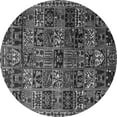 thumbnail image 1 of Ahgly Company Indoor Round Animal Gray Traditional Area Rugs, 5' Round, 1 of 1
