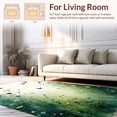 thumbnail image 2 of ODIKA 3'x5' Machine Washable Non-Slip Area Rug, Spring Meadow Abstract Insect & Floral Design High Traffic Rug, Green, 276066, 2 of 7