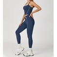 thumbnail image 5 of PISONIC Womens Workout Sets Two Piece Spaghetti Straps Tank Top Matching High Waist Leggings Gym Work Out Outfits with Pockets, 5 of 5