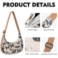 thumbnail image 5 of Artistic Butterfly Illustration Crossbody Purse – Watercolor Design, Adjustable Strap, Perfect for Nature Lovers, 5 of 5