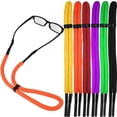 thumbnail image 1 of HUGFEGWE 6 Pcs Sangle de Lunettes Flottantes, Sangle de Lunettes en Mousse Réglable, Retenue de Lunettes Extérieures pour Surf Natation Sports, Multicolore AZ824-16118, 1 of 7
