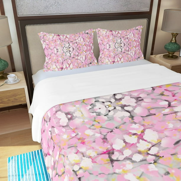 Juego de sábanas de tres piezas Baby Pink Leopard Plus