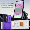 thumbnail image 3 of Funda para Samsung Galaxy S26+ 5G 6.7" con Soporte de Plegado Invisible, Carga Inalámbrica Magnética Segura, Carcasa Deslizante para Cámara, Funda Protectora Resistente a Prueba de Golpes y Caídas, 3 of 10