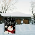 thumbnail image 6 of Winter Christmas Garden Flag 12x18 Inches Double Sided Winter Yard Flag Holiday Outdoor Decoration (C), 6 of 6