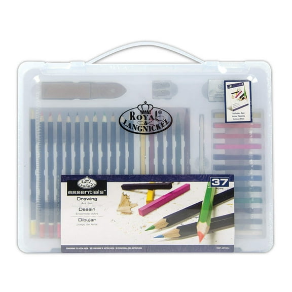 Royal & Langnickel Drawing Large Clear Art Set - 37pc